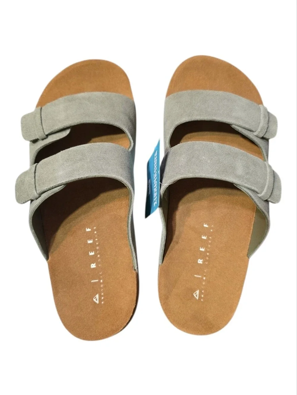 NWT Reef Ojai Two Bar Suede Sandals